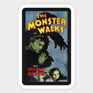 the monster walks Sticker